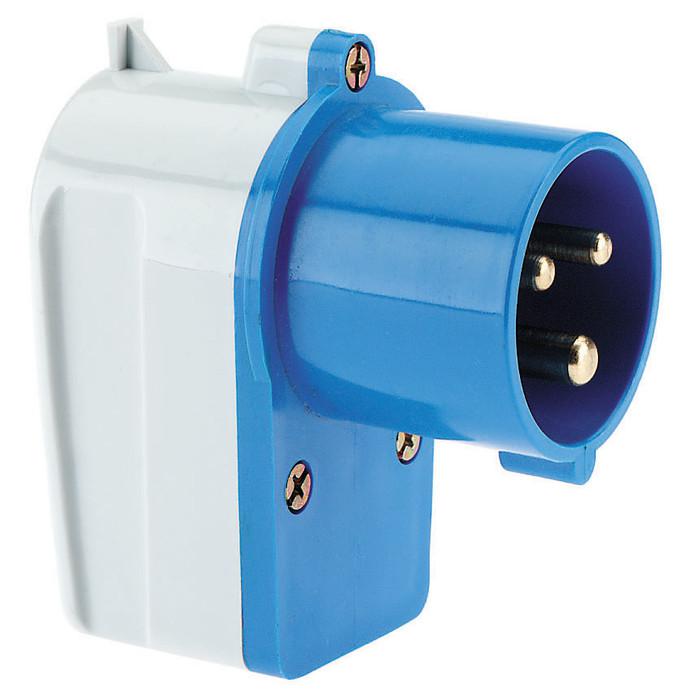 Вилка угловая 16А 3п 2P+PE 6ч 230В IP44 Bals 231