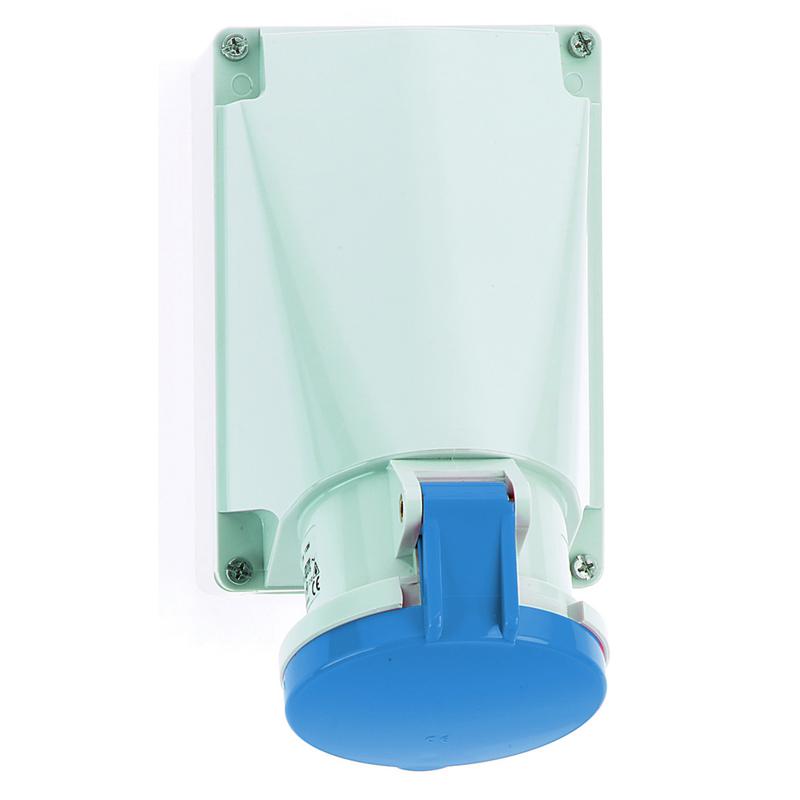 Розетка настенная 63A 3п 2P+PE 6ч 230В IP44 Bals 1104