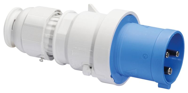 Вилка кабельная 63А 3п 6ч 230В IP44 Bals 2104