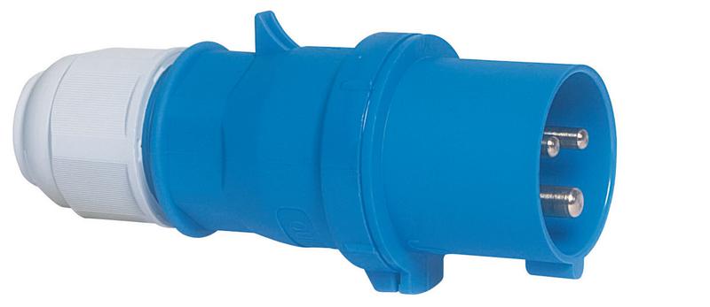 Вилка кабельная 32А 3п 2P+PE 6ч 230В IP44 Quick-Connect Bals 2138