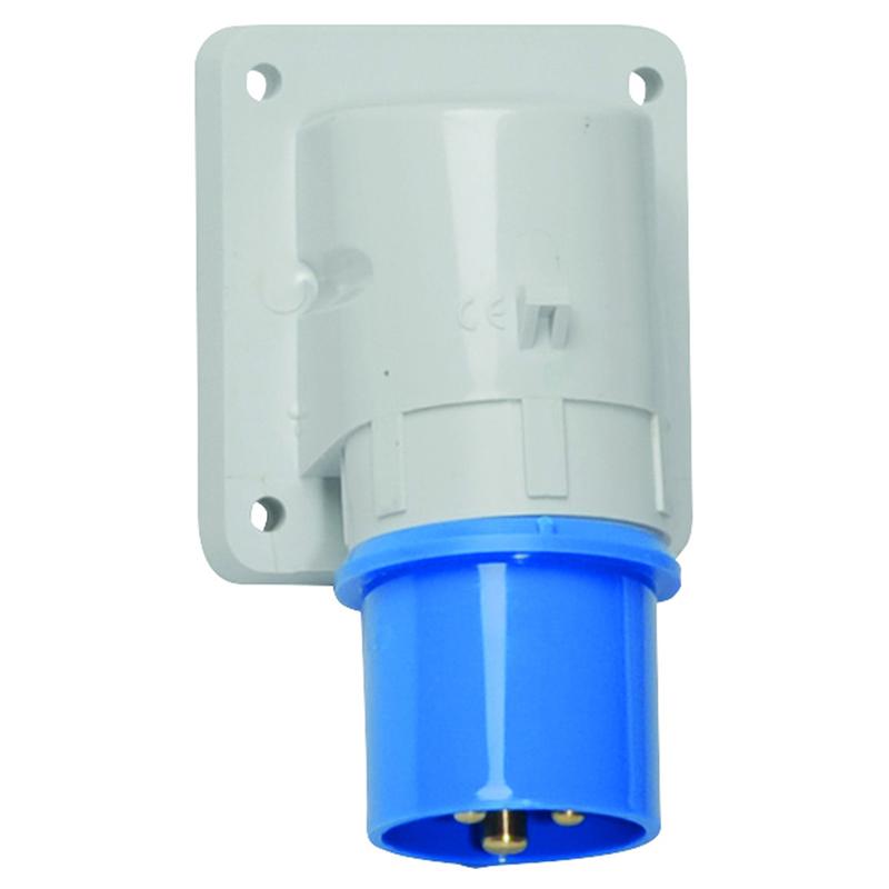 Вилка панельная 32А 3п 6ч 230В IP44 голуб. Bals 2662