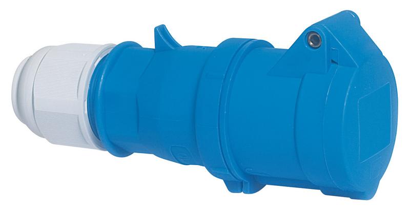 Розетка кабельная 16А 3п 2P+PE 6ч 230В IP44 Quick-Connect Bals 3126