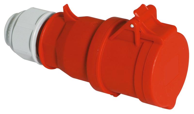 Розетка кабельная 16А 4п 3P+PE 6ч 400В IP44 Quick connect Bals 3130