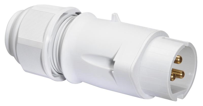 Вилка панельная 16А 3п 2P+PE 12ч IP44 55 Quick-Connect Bals 4429