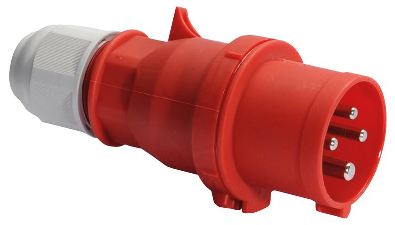 Вилка-фазоинвертор 16А 3P+E 6ч 400В IP44 Quick-Connect Bals 22053