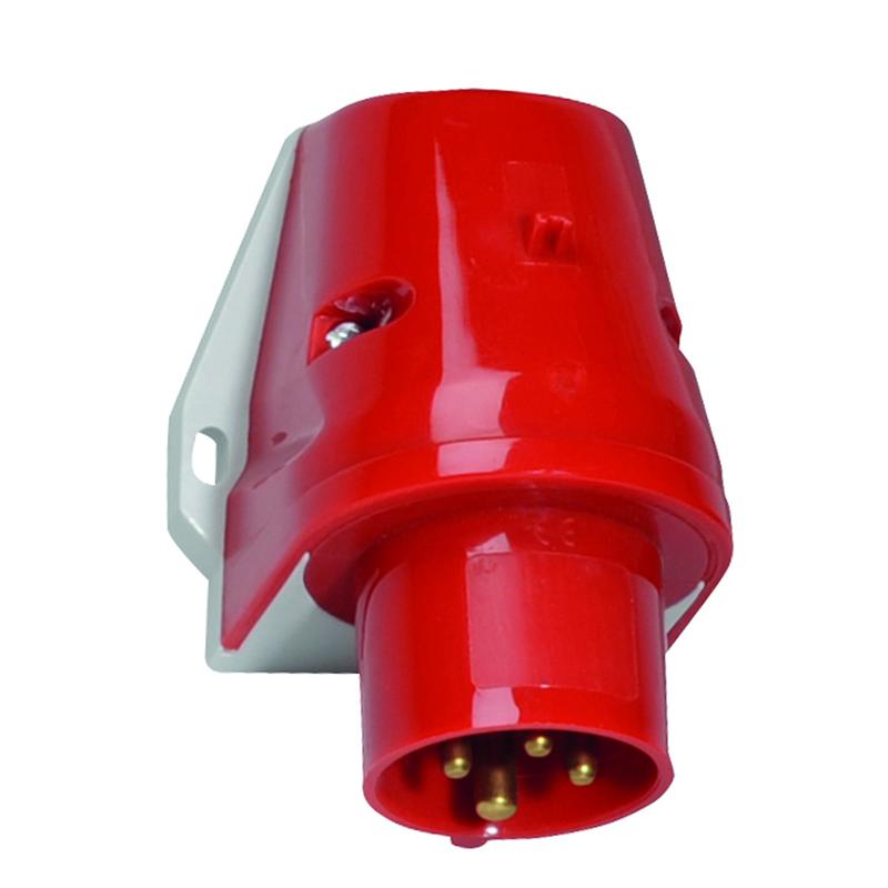 Вилка настенная 16А 4п 6ч 400В IP44 90х87 Quick Connect Bals 24392