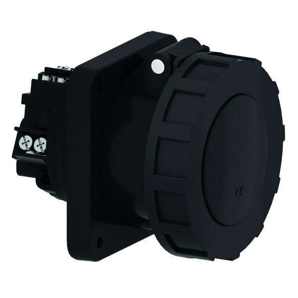 Розетка панельная 63А 5п 3P+N+PE 230-380В IP67 Bals 130196