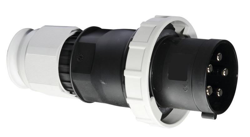 Вилка кабельная 32А 5п 3P+N+PE 5ч 690В IP67 Bals 210015