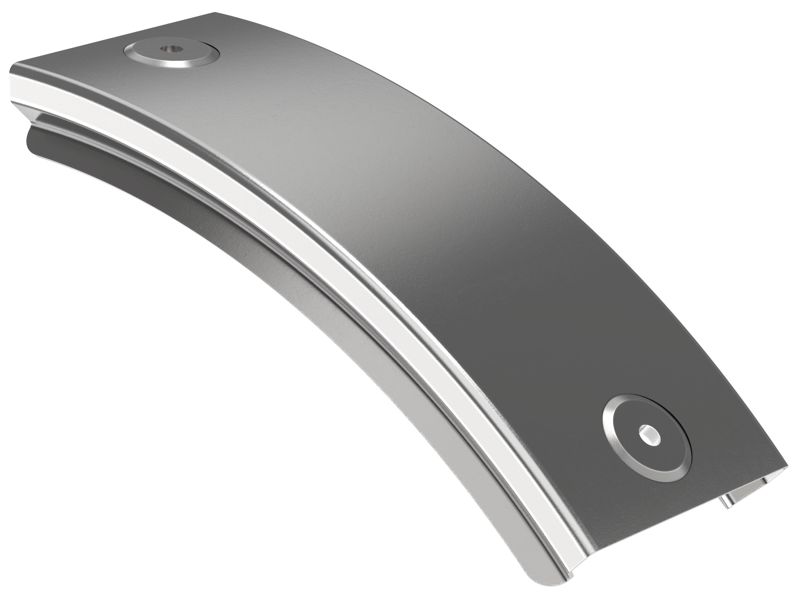 Крышка угла плавного 45град. тип В20 ESCA 80мм IEK CPV41D-0-45-080-08