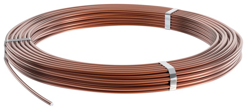 Пруток 8мм (20м) омедн. сталь IEK ZPR10-12-008-020