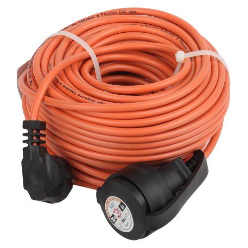 Удлинитель-шнур 1х30м с заземл. 6А IP20 UPx-1e-3х0.75-30m ПВС 3х0.75 (бухта) Эра Б0046812