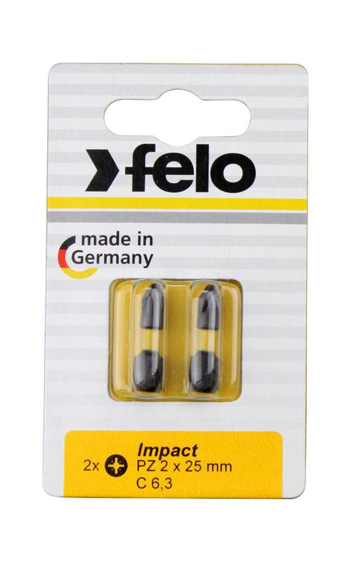 Бита крестовая ударная Impact PZ 1х25 (блист.2шт) FELO 02101241