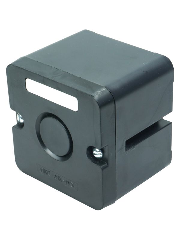 Пост управления ПКЕ 212-1 У3 10А 660В 1 элемент накладной IP40 черн. цилиндр Электротехник ET519067