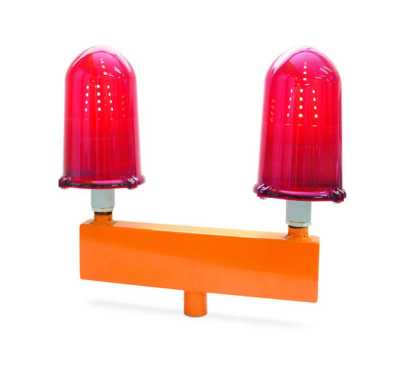 Прибор светосигнальный ЗОМ сдвоенный с лампой Пермь 12-85В AC/DC Световод ЗГ.029.01