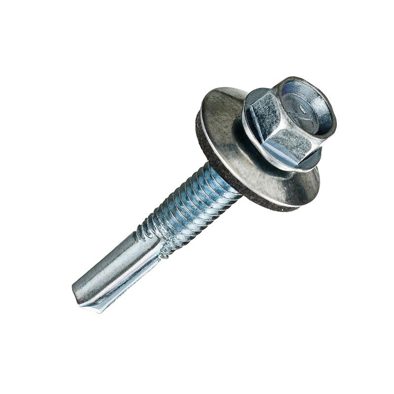 Саморез усиленный КР КРс ZP 5.5х32 оцинк. удлин. сверло (контейнер) (уп.50шт) Zitar 142301