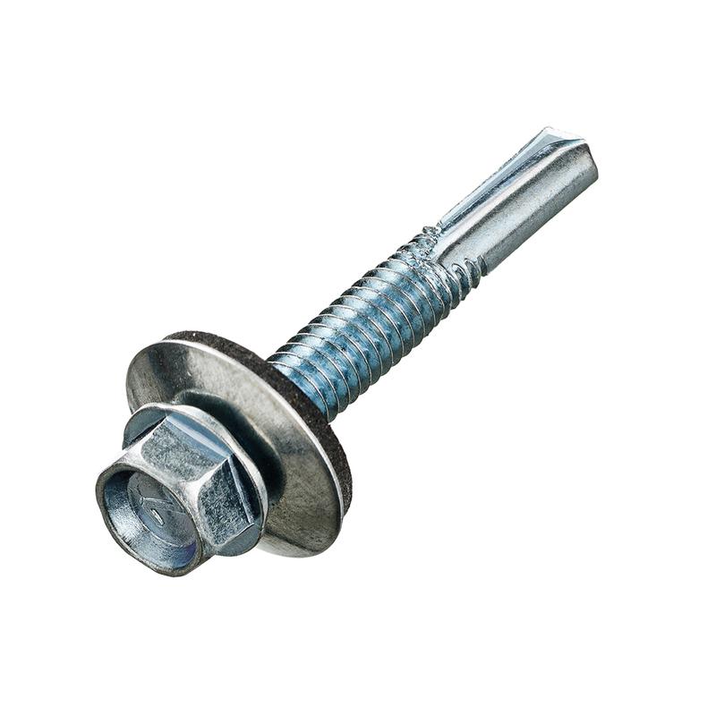 Саморез усиленный КР КРс ZP 5.5х38 оцинк. удлин. сверло контейнер (уп.50шт) Tech-Krep PRO/Zitar 142302