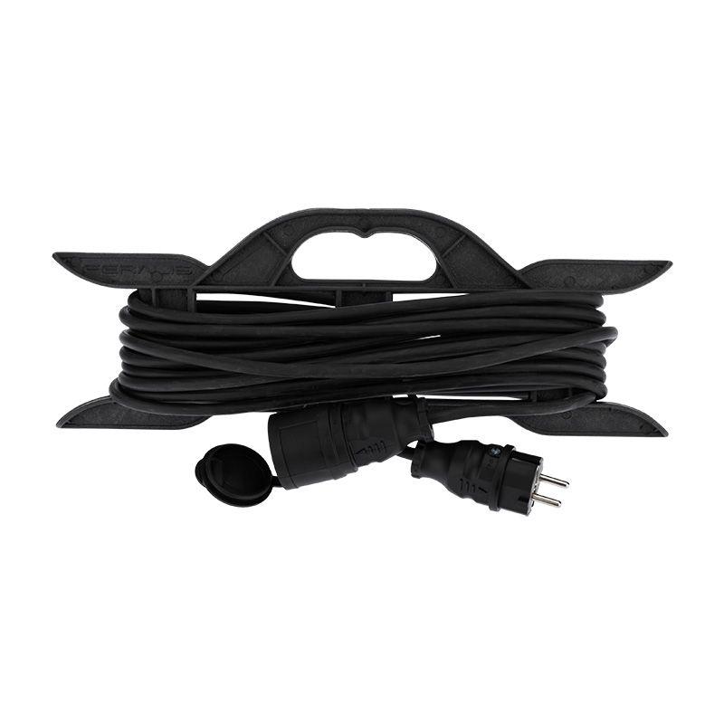 Удлинитель-шнур на рамке 1х10м с заземл. 16А IP44 3.5кВт КГ 3х1.5 морозостойкий Rexant 11-7077