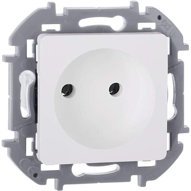 Розетка 1-м СП Inspiria 16А IP20 250В 2P механизм бел. IEK 673710