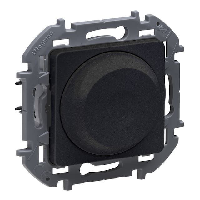 Механизм светорегулятора поворотного Inspiria 300Вт без нейтрали антрацит IEK 673793