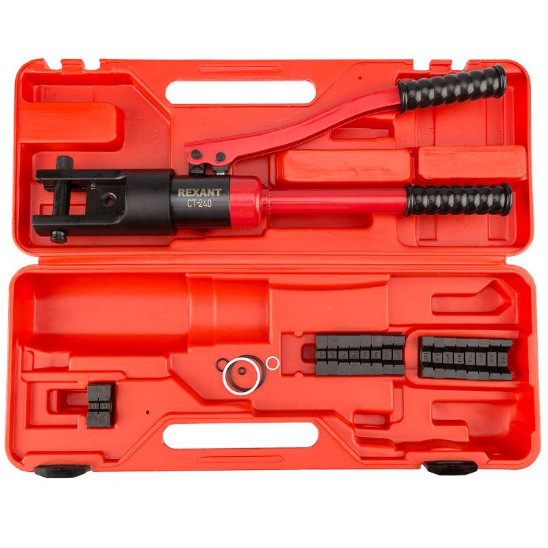 Пресс гидравлический CT-240 для наконечников 16-240кв.мм Rexant 12-3063