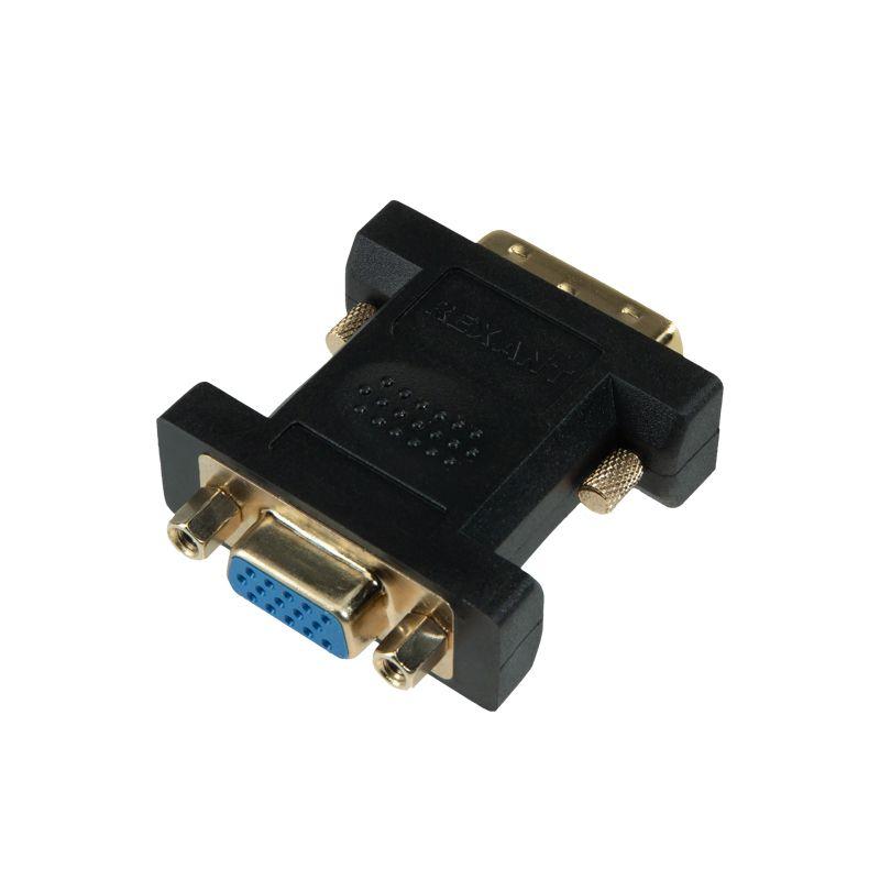 Переходник штекер DVI-I - гнездо VGA Rexant 17-6821