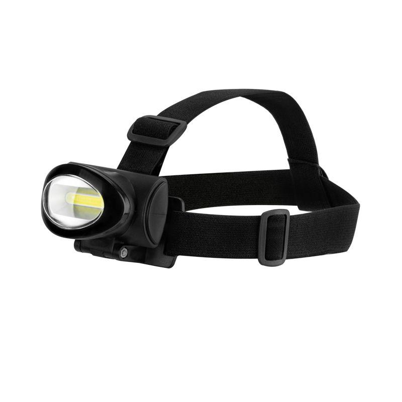 Фонарь налобный поворотный 3Вт 100% 50% пульсирующий бел.; 3хААА СОВ + зеркальный рассеиватель Rexant 75-703