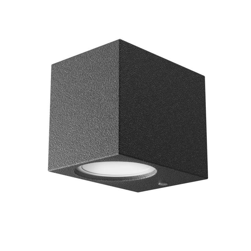 Светильник Cube 1х35Вт GU10 IP54 80х67х92мм НТУ садово-парковый настенный архитектурный GAUSS GD158