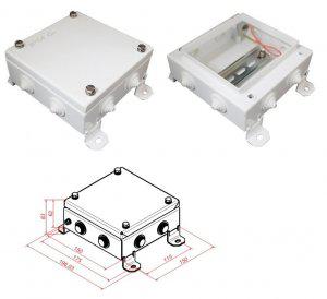 Коробка монтажная электротехническая КМ IP54-1515 8 вводов Гефест 278184