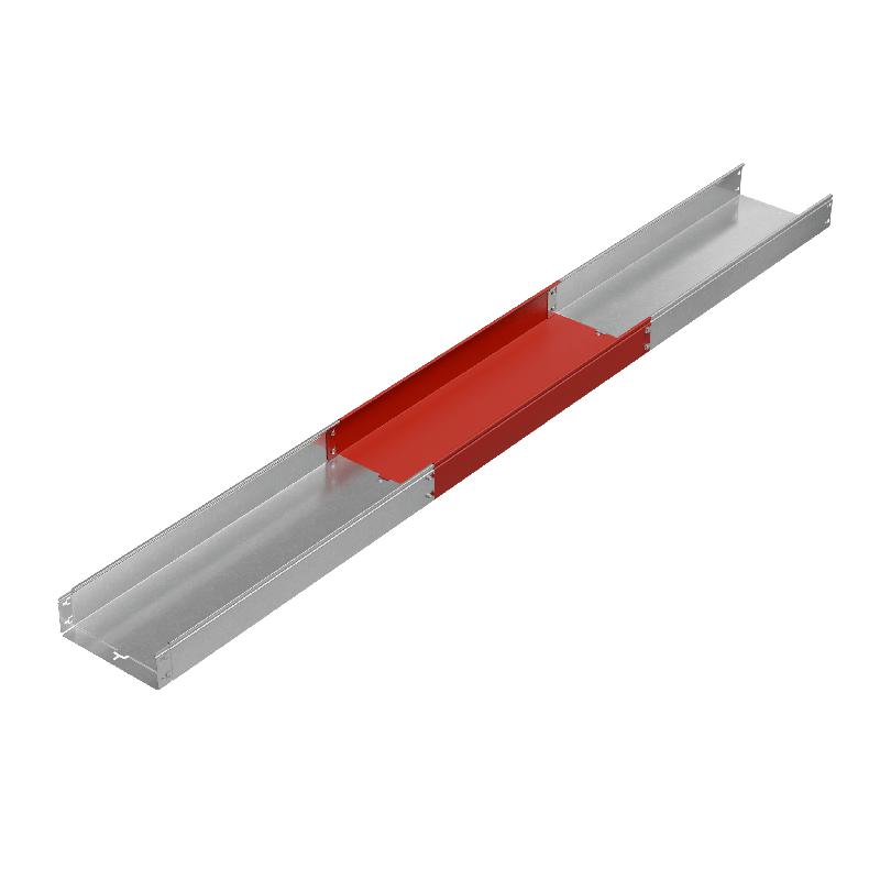 Лоток листовой неперфорированный 300х100 L2500 1.2мм "Быстрый монтаж ПЛЮС" LNplus100-300-1.2-2500 КМ PL9402