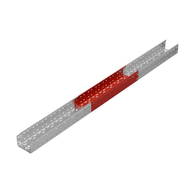 Лоток листовой перфорированный 150х100 L2500 0.7мм "Быстрый монтаж ПЛЮС" LPplus100-150-0.7-2500 КМ PL9040