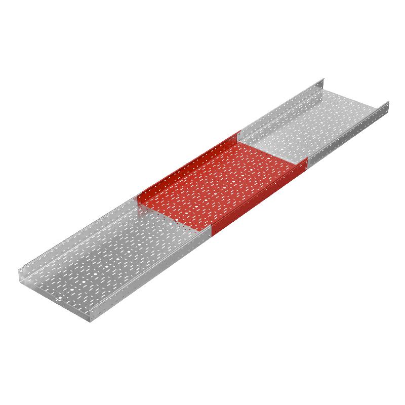 Лоток листовой перфорированный 600х100 L2500 1мм "Быстрый монтаж ПЛЮС" LPplus100-600-1.0-2500 HD КМ PL9591