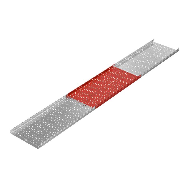 Лоток листовой перфорированный 500х50 L2000 1.5мм "Быстрый монтаж ПЛЮС" LPplus50-500-1.5-2000 КМ PL2827