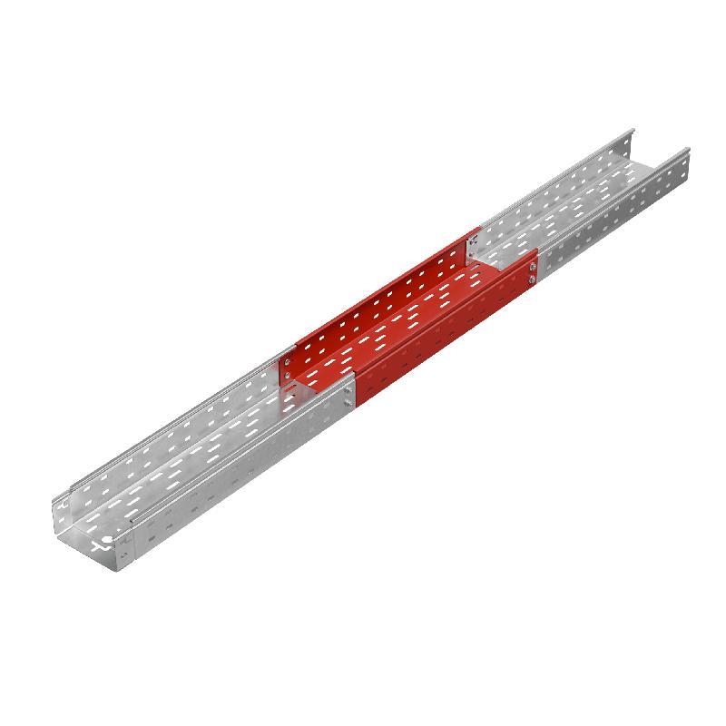 Лоток листовой перфорированный 150х80 L2000 1мм "Быстрый монтаж ПЛЮС" LPplus80-150-1.0-2000 КМ PL2834