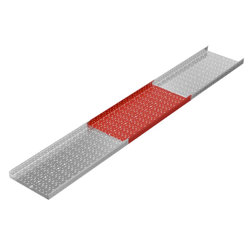 Лоток листовой перфорированный 600х80 L2000 1.2мм "Быстрый монтаж ПЛЮС" LPplus80-600-1.2-2000 HD КМ PL4976