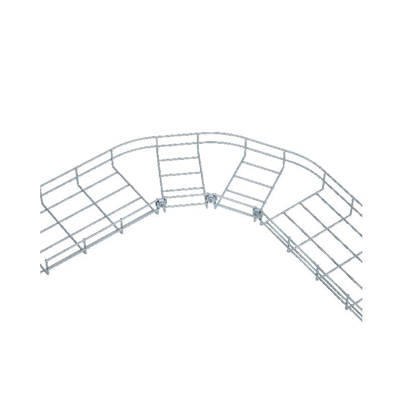 Лоток проволочный 200х80 L3000 сталь 4мм PL80-200-3000 оцинк. КМ LO26664