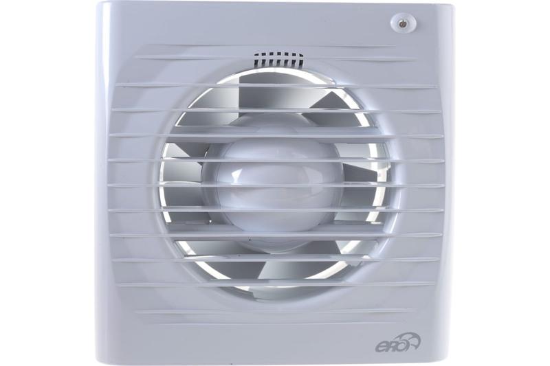 Вентилятор вытяжной осевой с обратным клапаном шнуровым тяговым выключателем D 100 ERA 4C-02
