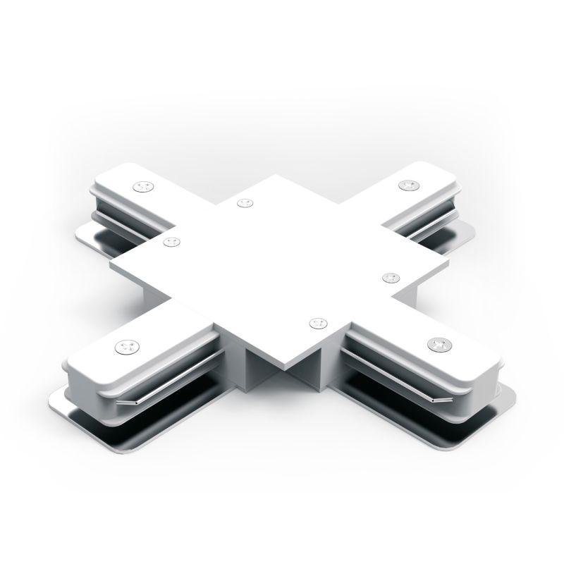 Коннектор Track однофазный для встраив. трековых шинопроводов (+) бел. GAUSS TR138