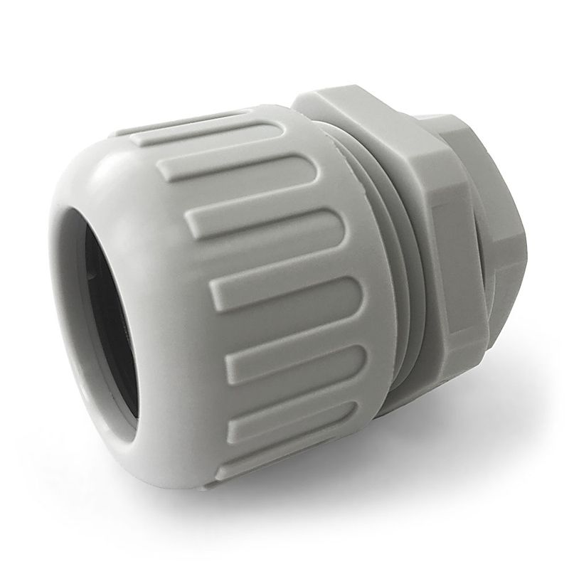 Муфта вводная усиленная ВМУ-ГТ-d20мм (М20) IP68 для гофрированной трубы сер. Промрукав PR08.3273