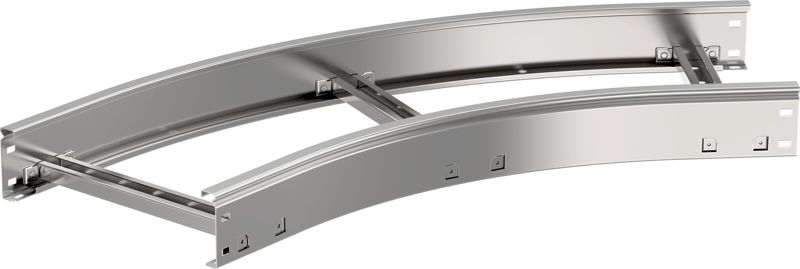 Угол для лотка 45град. 400х55 R600 LESTA IEK CPG05-4-45-055-400