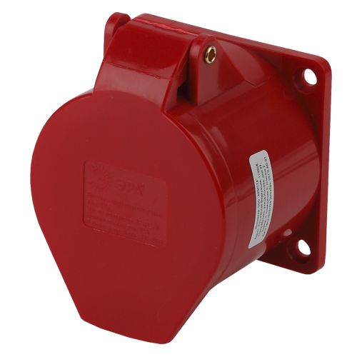 Розетка стационарная внутренняя 425 3Р+РЕ+N 32А 380В IP44 ЭРА Б0032873