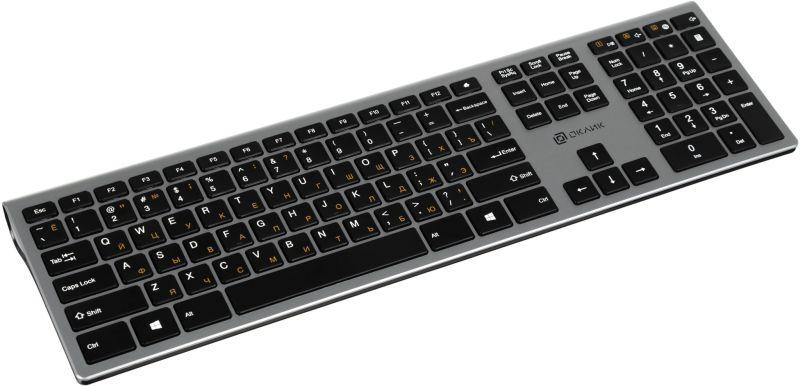 Клавиатура 890S сер. USB беспроводная slim WT-1901 ОКЛИК 1196549