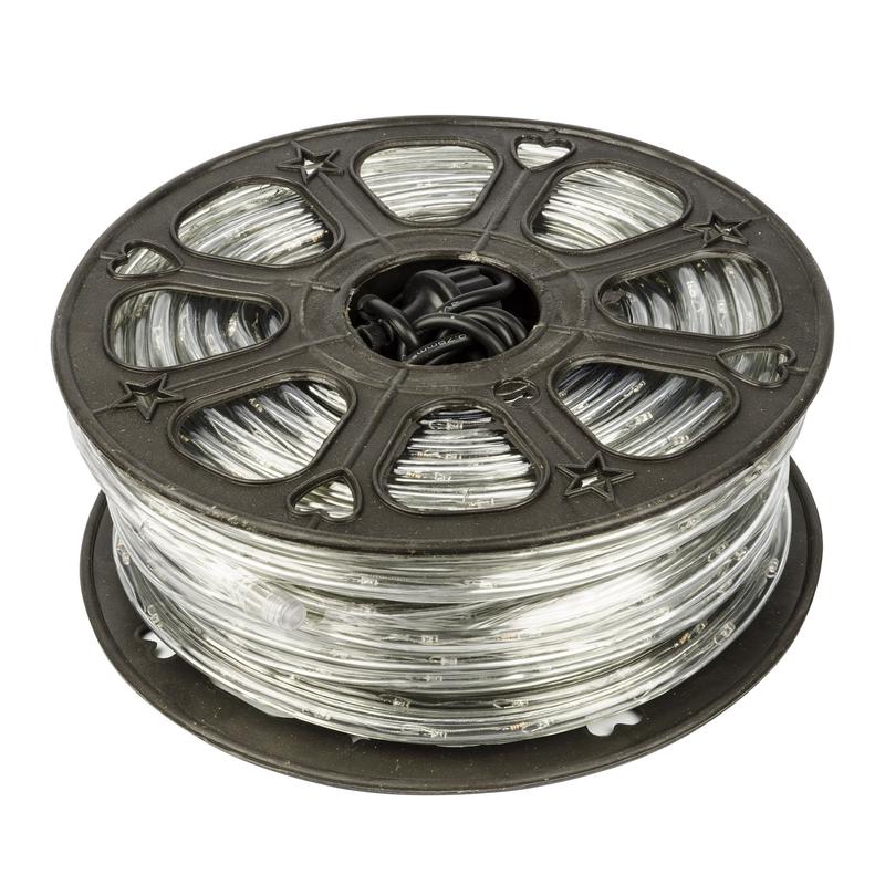 Гирлянда светодиодная ULD-D50 50M/С08 IP44 WHITE Дюралайт 50м с контроллером бел. свет провод бел. Uniel UL-00008579