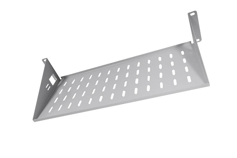 Полка стационарная МС-20-9005 19дюйм 2U Г=200мм нагр. 15кг черн. ЦМО 1439751