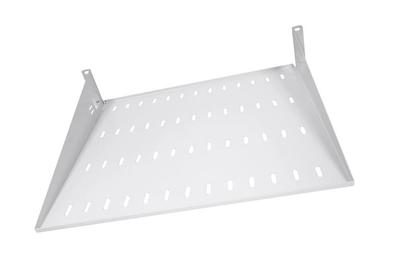 Полка стационарная МС-40-9005 19дюйм 2U Г=400мм нагр. 15кг черн. ЦМО 1250721