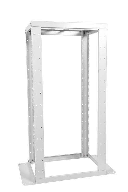 Стойка двухрамная СТК-С-33.2.1000 33U 560х1280мм направл. закл. гайки 380кг сер. ЦМО 1174350