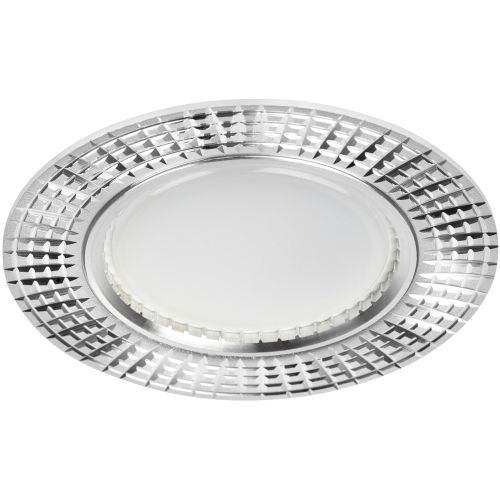 Светильник встраиваемый KL32 AL/SL/1 MR16 12В 50Вт алюм. серебро ЭРА Б0049559