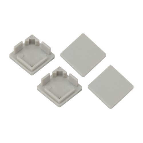 Набор заглушек для профиля CAB280 4 глухие квадратные 1616S-3A ЭРА Б0039453