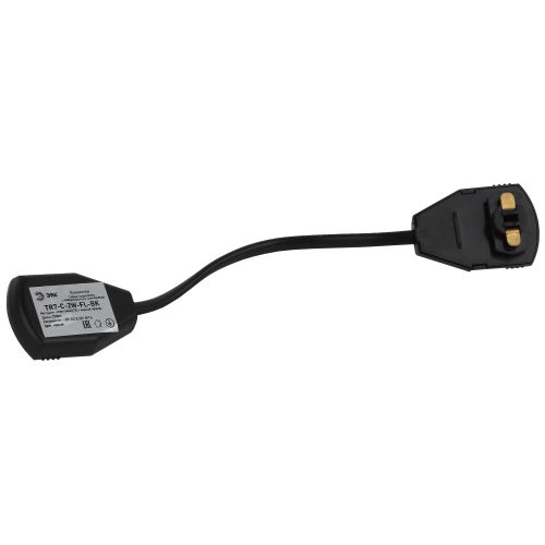 Коннектор гибкий черн. TR7 - C 2W-FL BK ЭРА Б0032174