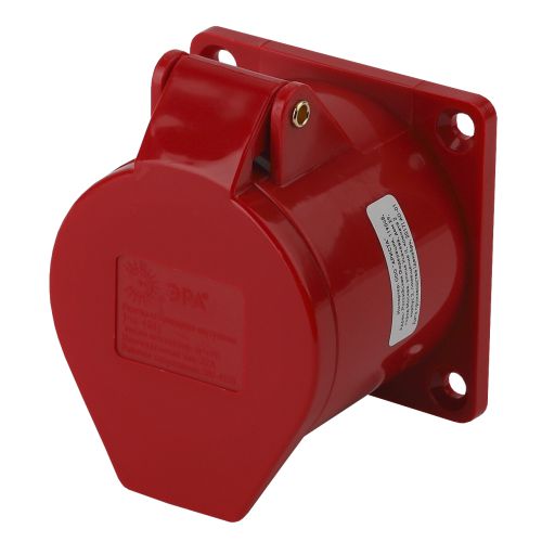 Розетка стационарная внутренняя 424 3Р+РЕ 32А 380В IP44 R(IN)-32-3P-PE-IP44 ЭРА Б0032872