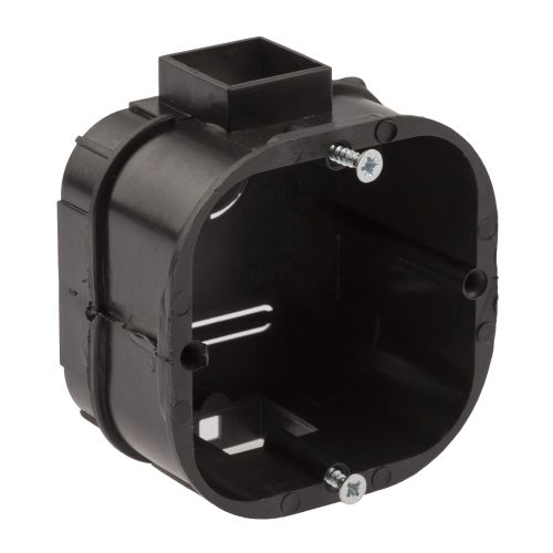 Коробка установочная усиленная для твердых стен саморезы стыковочные узлы черн. IP20 KUTS-60-60-43-s-black ЭРА Б0052723